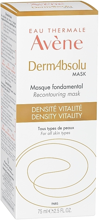 Festigende und revitalisierende Gesichtsmaske für reife Haut mit Bakuchiol, Pro-Vitamin C und Niacinamid - Avene DermAbsolu Recontouring Mask — Bild N3