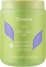 Maske gegen gelbes Haar - Echosline No Yellow Mask — Bild N2