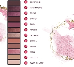 Lidschatten-Palette - Eveline Cosmetics Ruby Glamour Eyeshadow Palette — Foto N6