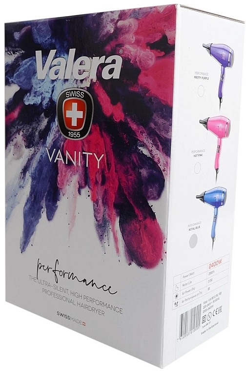 Haartrockner mit Ionen-Generator - Valera Vanity Performance Royal Blue — Bild N2