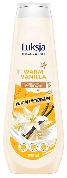 Duschgel - Luksja Creamy Bath Foam Warm Vanilla  — Bild N1