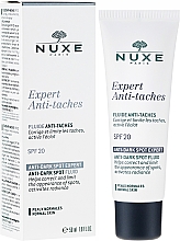 Düfte, Parfümerie und Kosmetik Aufhellende Gesichtsemulsion gegen dunkle Flecken - Nuxe Expert Anti-Taches Anti-Dark Spot Fluid SPF20