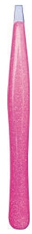 Pinzette gerade Edelstahl 9,2 cm rosa - Titania — Bild N2