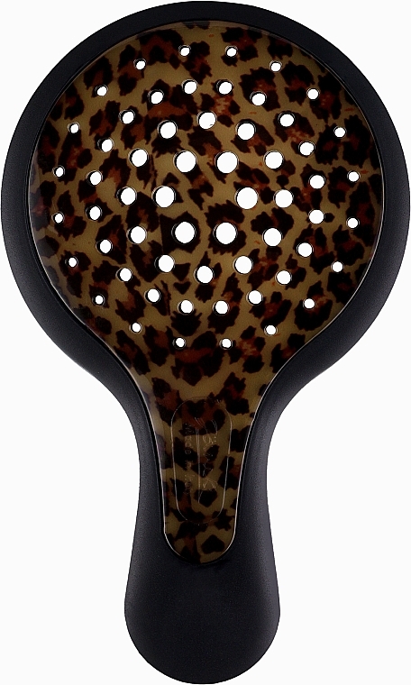 Haarbürste 71SP220NER MAC schwarzer Leopardenmuster - Janeke Mini Superbrush — Bild N2