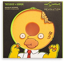 Düfte, Parfümerie und Kosmetik Make-up Schwamm - Makeup Revolution The Simpsons Makeup Sponge Donut Head Homer