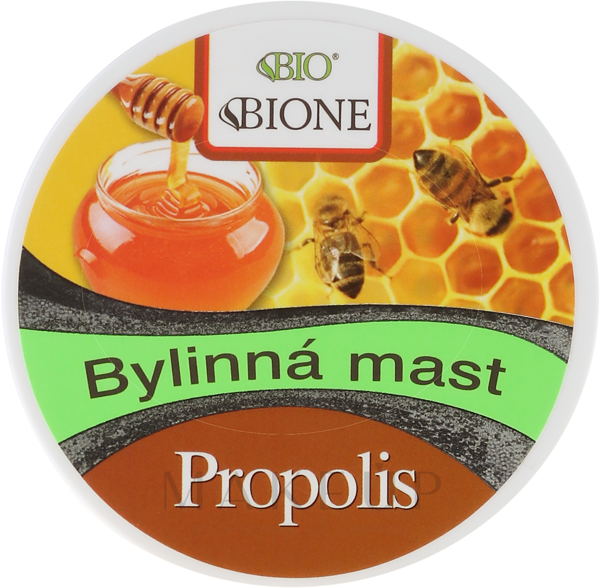 Körpercreme mit Honig - Bione Cosmetics Honey + Q10 Herbal Cream Propolis — Bild 51 ml