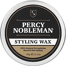 Styling-Wachs für Barthaare - Percy Nobleman Styling Wax — Bild N1