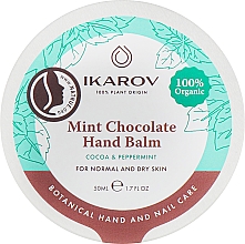 Düfte, Parfümerie und Kosmetik Handbalsam mit Minzschokolade - Ikarov