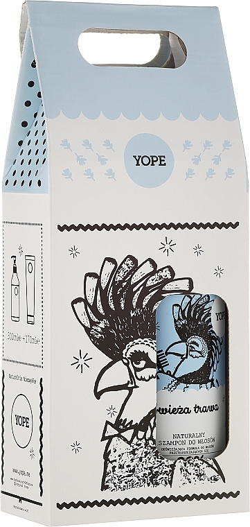 Haarpflegeset - Yope (Haarshampoo 300ml + Conditioner 170ml) — Bild N1