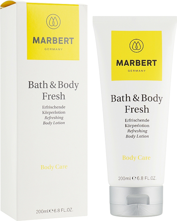 Erfrischende Körperlotion mit Zitrusduft - Marbert Bath & Body Fresh Refreshing Body Lotion — Bild N1