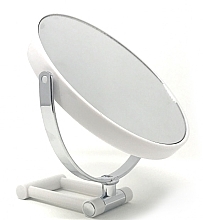 Runder Tischspiegel weiß 18 cm x7 - Acca Kappa — Bild N1