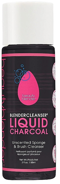 Reinigungsgel für Schwämme und Bürsten mit Aktivkohle - Beautyblender Blender Cleanser Liquid Charcoal — Bild N1