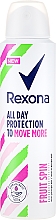 Düfte, Parfümerie und Kosmetik Deospray Antitranspirant - Rexona Fruit Spin Antiperspirant Deodorant Spray