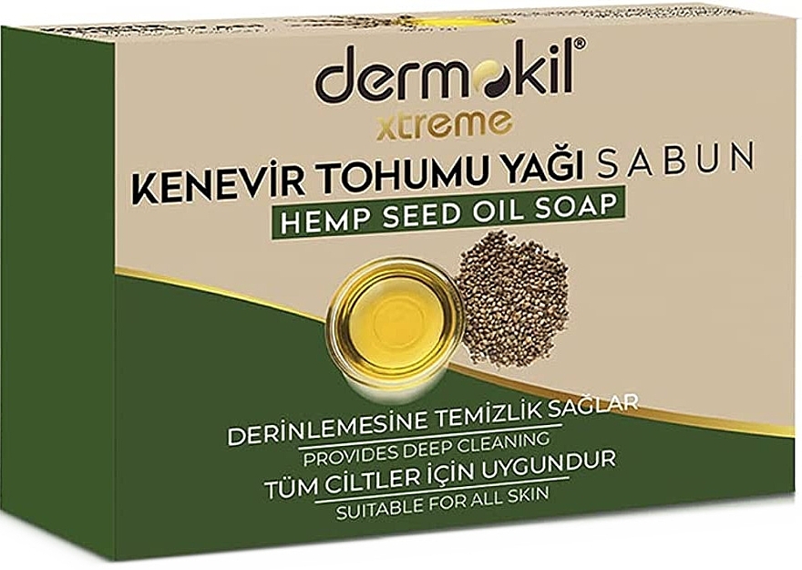 Seife mit Hanfsamenöl - Dermokil Xtreme Hemp Seed Oil Soap — Bild N1