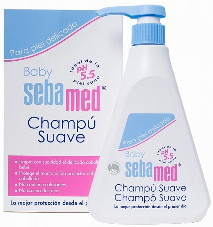 Sanftes Shampoo für Babys - Sebamed Baby Champu Suave — Bild N1