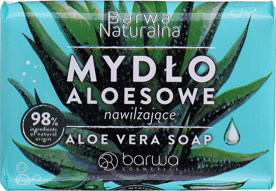 Naturale Seife mit Aloe und Glycerin - Barwa Natural Aloe Vera Soap With Glycerin — Bild N1