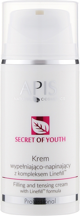 Straffende und verjüngende Gesichtscreme mit Lifting-Effekt - APIS Professional Secret Of Youth Filling And Tensing Cream With Linefill Tm Formula — Bild N3