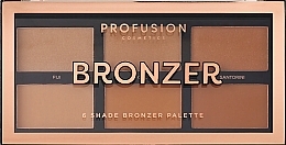 Düfte, Parfümerie und Kosmetik Bronzer-Palette - Profusion Cosmetics Bronzer 6-Shade Bronzer Palette