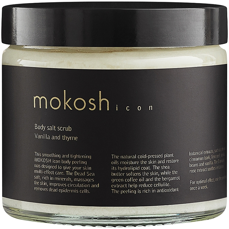 Körperpeeling mit Vanille und Thymian - Mokosh Cosmetics Body Salt Scrub Vanilla & Thyme — Bild N1