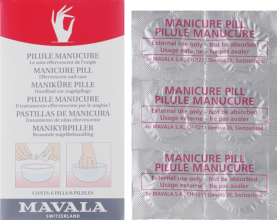 Manikür Pille (Handbad zur Nagelpflege) - Mavala Manicure Pill