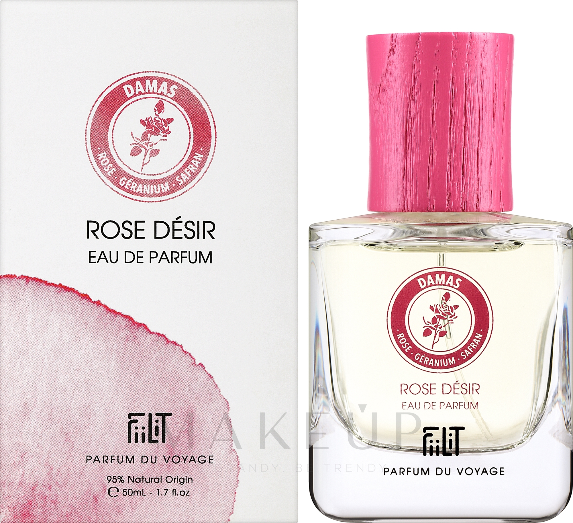 FiiLiT Rose Desir Damas - Eau de Parfum — Bild 50 ml