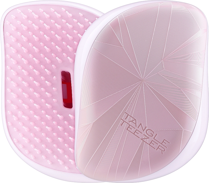 Haarbürste rosa - Tangle Teezer Compact Styler Smashed Holo Pink — Bild N1