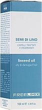 Leinöl für trockenes und strapaziertes Haar - Freelimix Semi Di Lino Linseed Oil For Dry And Damaged Hair — Bild N3