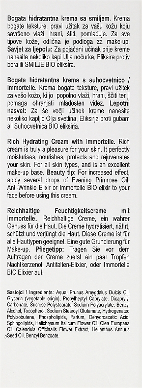 Feuchtigkeitsspendende Gesichtscreme mit Strohblume-Extrakt - Nikel Rich Hydrating Cream with Immortelle — Bild N3