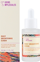 Düfte, Parfümerie und Kosmetik Aufhellendes Gesichtsserum - Good Molecules Daily Brightening Serum