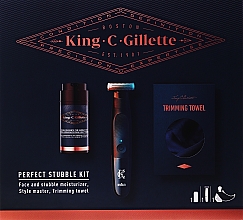 Düfte, Parfümerie und Kosmetik Set - Gillette King C. Gillette Perfect Stubble Kit 