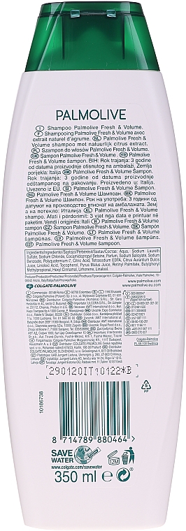 Erfrischendes Volumenshampoo für normales und fettiges Haar Zitrusfrüchte und Vitamine - Palmolive Naturals Fresh & Volume Shampoo — Bild N2