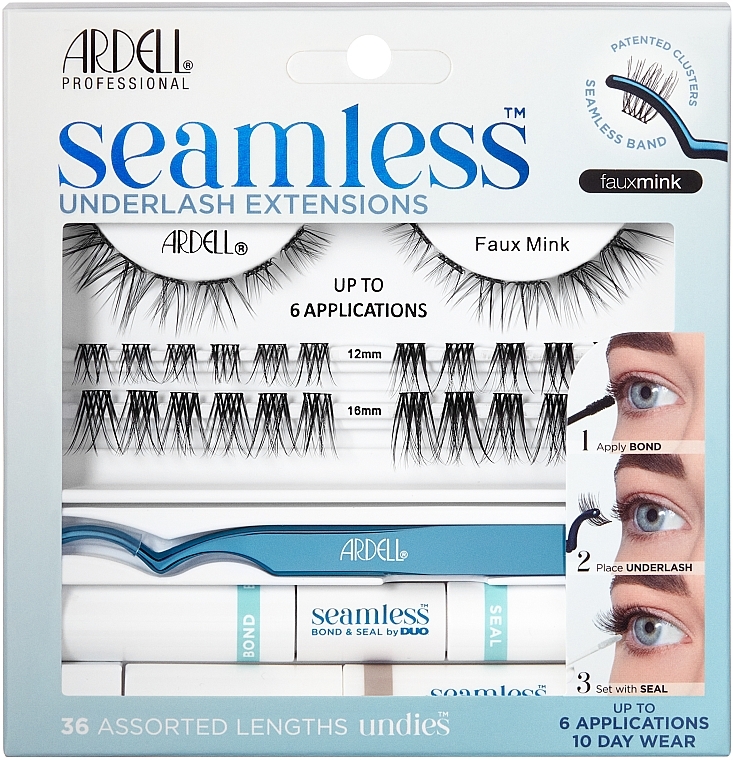 Wimpernverlängerungsset - Ardell Seamless Underlash Extensions Faux Mink Kit — Bild N1