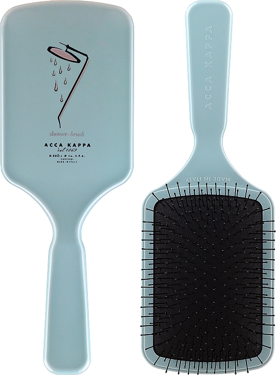 Haarbürste groß - Acca Kappa Brush Large Shower Racket Hair — Bild N1