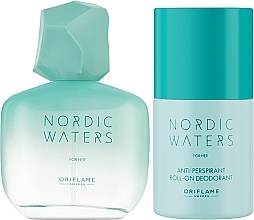 Oriflame Nordic Waters For Her - Duftset (Eau de Parfum 50ml + Deo Roll-on 50ml)  — Bild N2