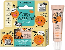Düfte, Parfümerie und Kosmetik Kosmetische Vaseline für Lippen Campari - Floslek Vege Lip Vaseline Campari