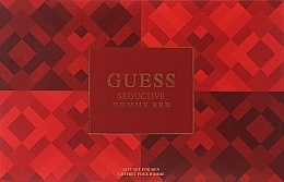 Set (Eau de Toilette 100 ml + Deo 226 ml + Duschgel 200 ml + Kosmetiktasche 1 St.) - Guess Seductive Red Homme — Bild N3