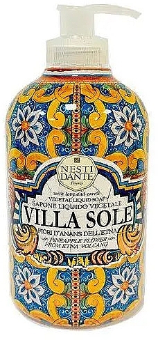 Nesti Dante Villa Sole Fiori D'Ananas Dell'Etna - Flüssigseife mit Ananasblütenduft  — Bild N1