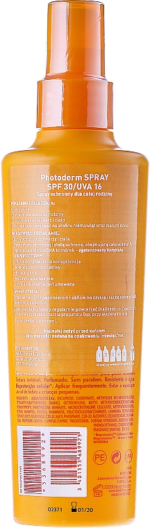 Sonnenschutzspray für Körper und Gesicht SPF 30 - Bioderma Photoderm Spray SPF 30  — Bild N2