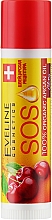 Regenerierender Lippenbalsam Sauerkirsche mit Arganöl - Eveline Cosmetics Argan Oil Sos — Bild N1