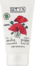 Düfte, Parfümerie und Kosmetik Körpermilch mit Mohn - Styx Naturcosmetic Mohn Poppy Body Milk