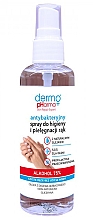 Antibakterielles Spray für Handpflege und Hygiene - Dermo Pharma Antibacterial Spray Alkohol 75% — Bild N1