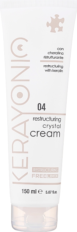 Keratincreme für strapaziertes Haar - Freelimix Kerayonic Restructuring Crystal Cream 04 — Bild N1