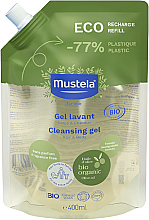 Düfte, Parfümerie und Kosmetik Waschgel für Körper und Haare geruchlos - Mustela Bio Organic Cleansing Gel (Doypack) 