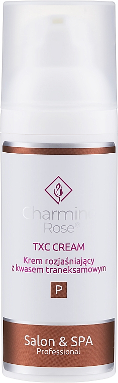 Aufhellende Gesichtscreme mit tranexamischer Säure - Charmine Rose TXC Cream — Bild N1