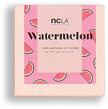 Natürliches Lippenpeeling Wassermelone mit Zucker, Kakaobutter, Sheabutter und Agavennektar - NCLA Beauty Sugar, Sugar Watermelon Lip Scrub — Bild N4