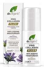 Düfte, Parfümerie und Kosmetik Anti-Aging-Gesichtscreme mit Bacuchiol - Dr. Organic Pro Collagen Plus+ Anti Aging Moisturiser With Bakuchiol