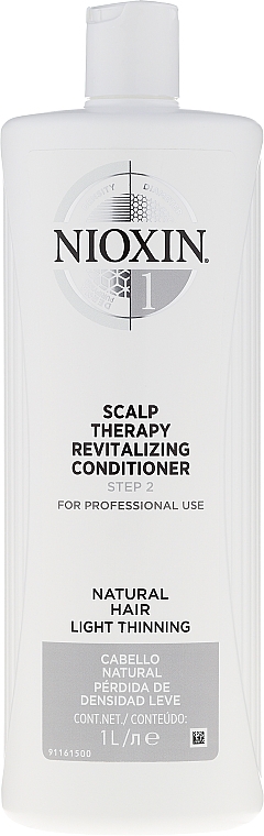 Revitalisierender Conditioner für natürliches Haar mit leichter Ausdünnung - Nioxin Thinning Hair System 1 Scalp Revitalizing Conditioner Step 2 — Bild N3