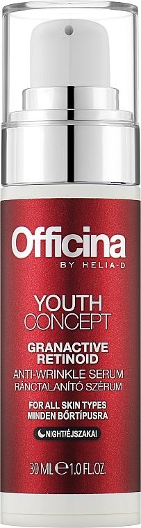 Anti-Falten Nachtserum für das Gesicht - Helia-D Officina Youth Concept Granactive Retinoid Night — Bild N1