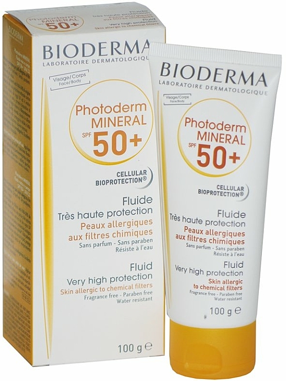 Sonnenschutzfluid für den Körper SPF 50+ - Bioderma Photoderm Mineral Fluid SPF 50+ — Bild N3