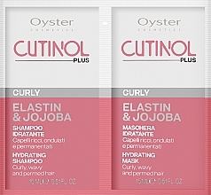 Haarprobenset - Oyster Cosmetics Cutinol Plus Curly (mask/15ml + sh/15ml) (2x15ml) — Bild N1